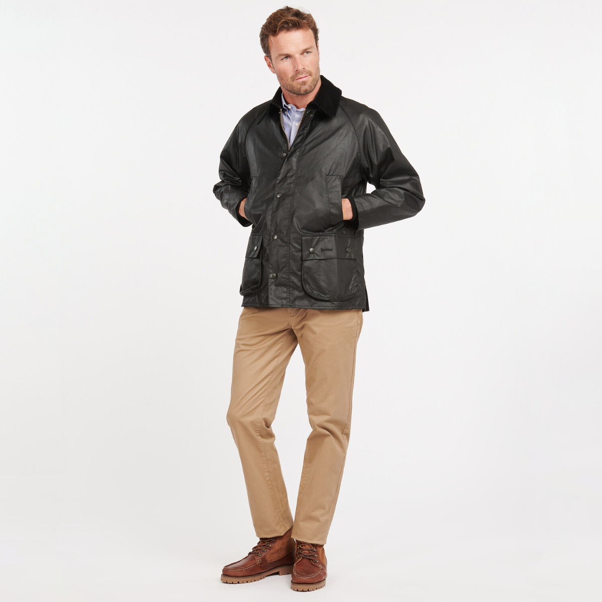 Barbour Bedale Men's Waxed Jacket | Black