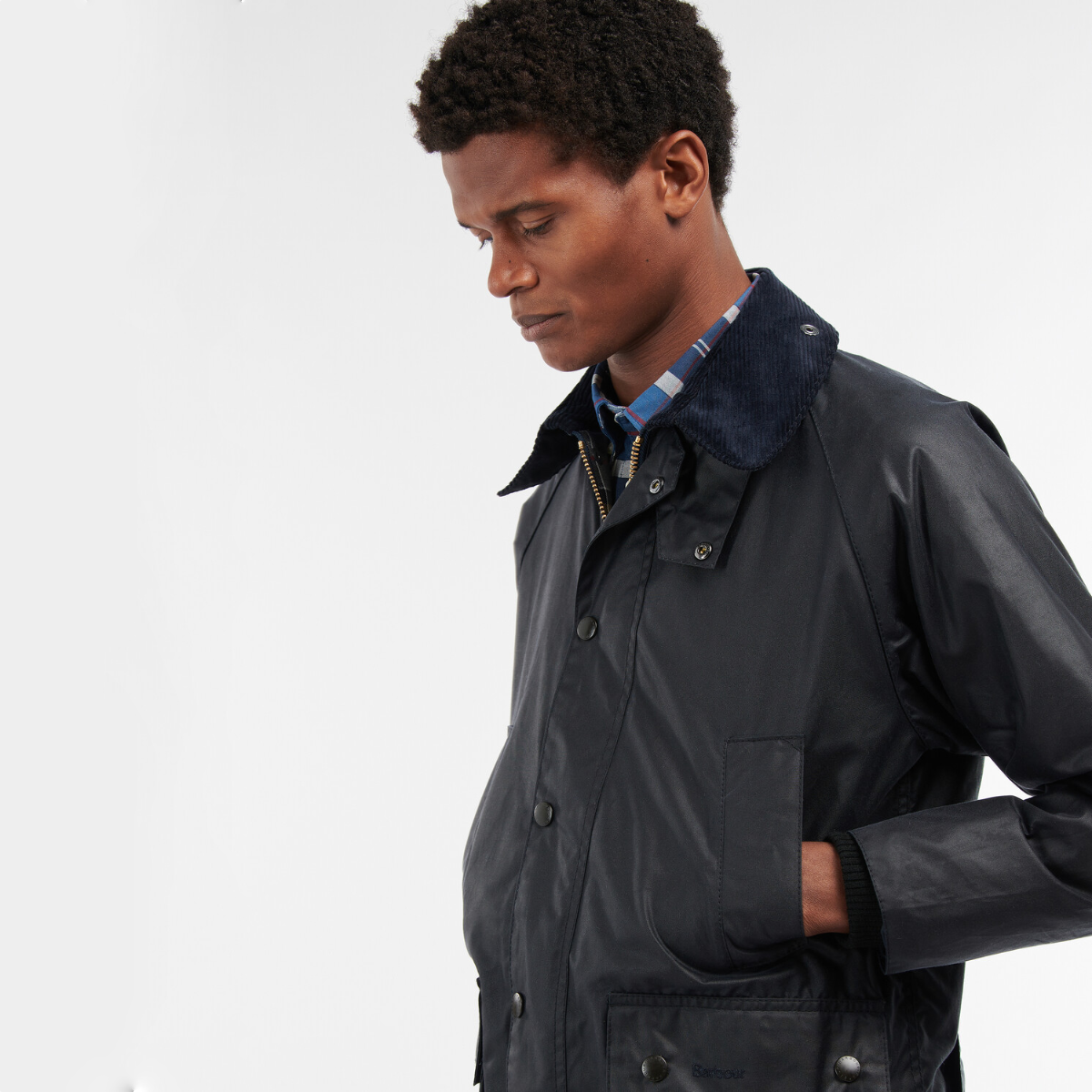 Barbour Bedale Men's Waxed Jacket | Navy