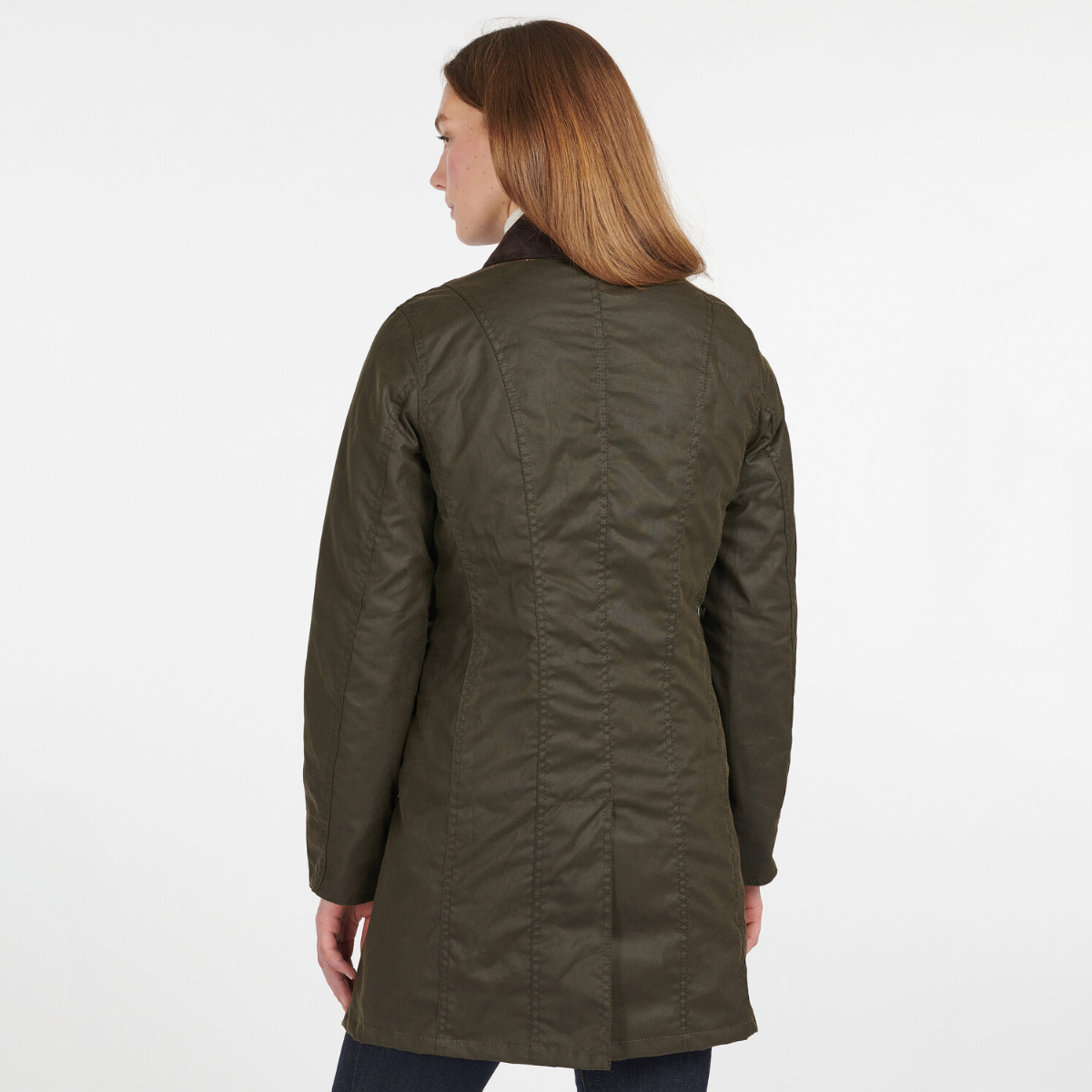 Barbour Belsay Women's Waxed Jacket | Olive