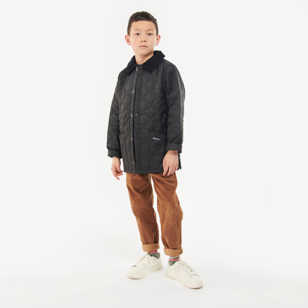 Barbour Liddesdale Quilted Boy's Jacket | Black