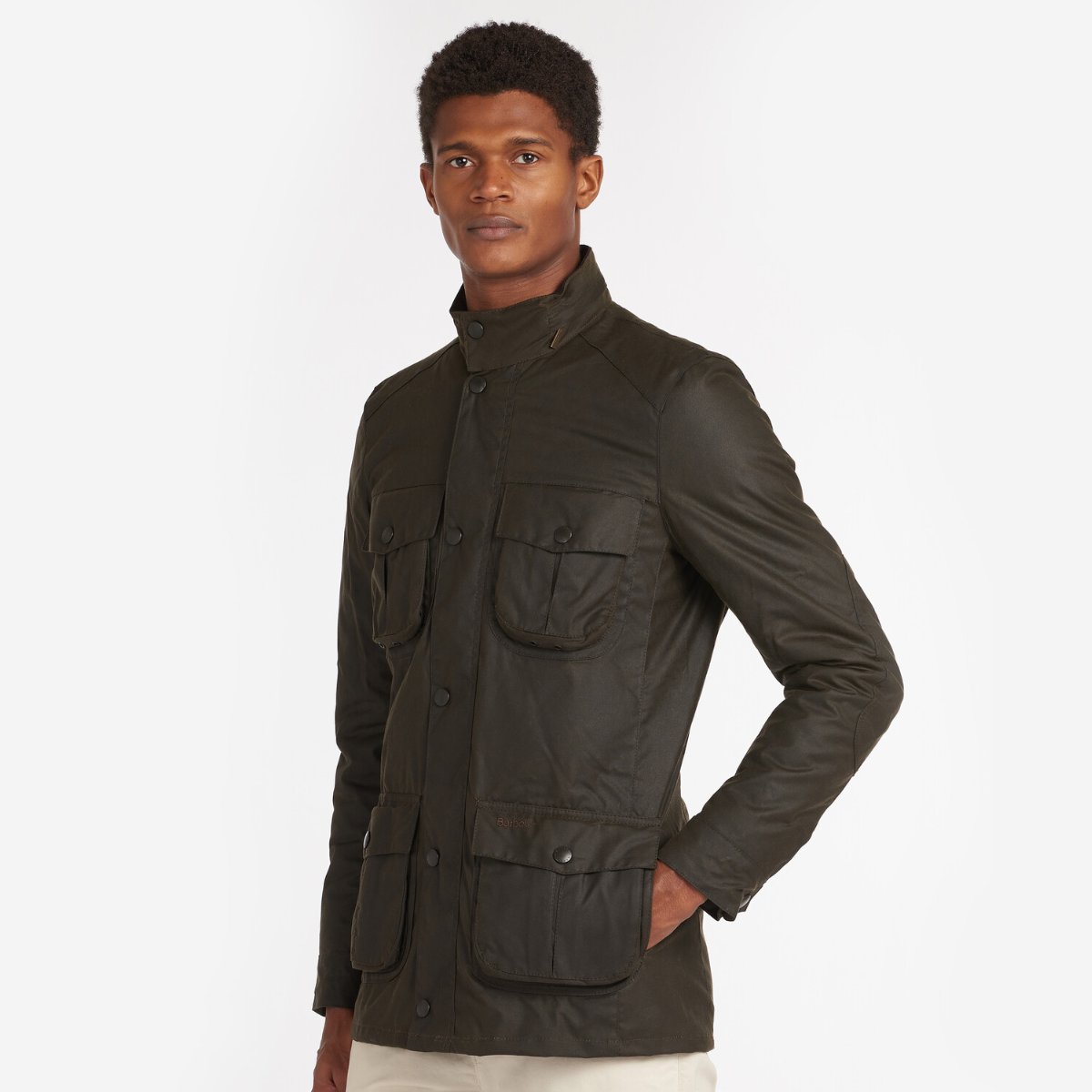 Barbour Corbridge Men's Waxed Jacket | Olive