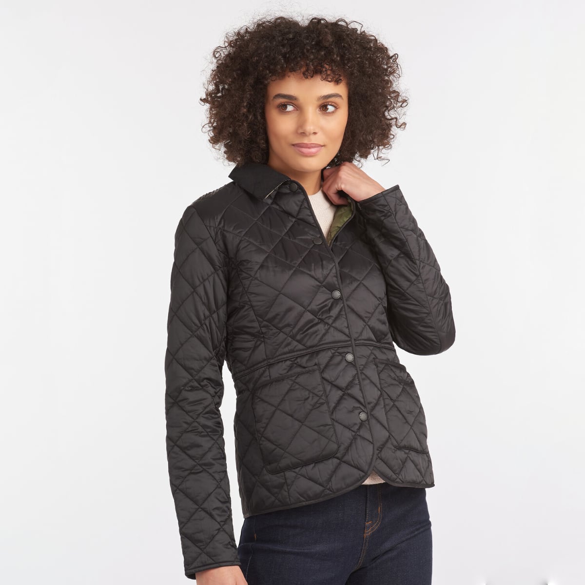 Barbour Deveron Women's Quilted Jacket | Black