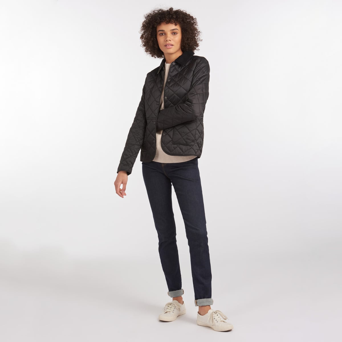 Barbour Deveron Women's Quilted Jacket | Black
