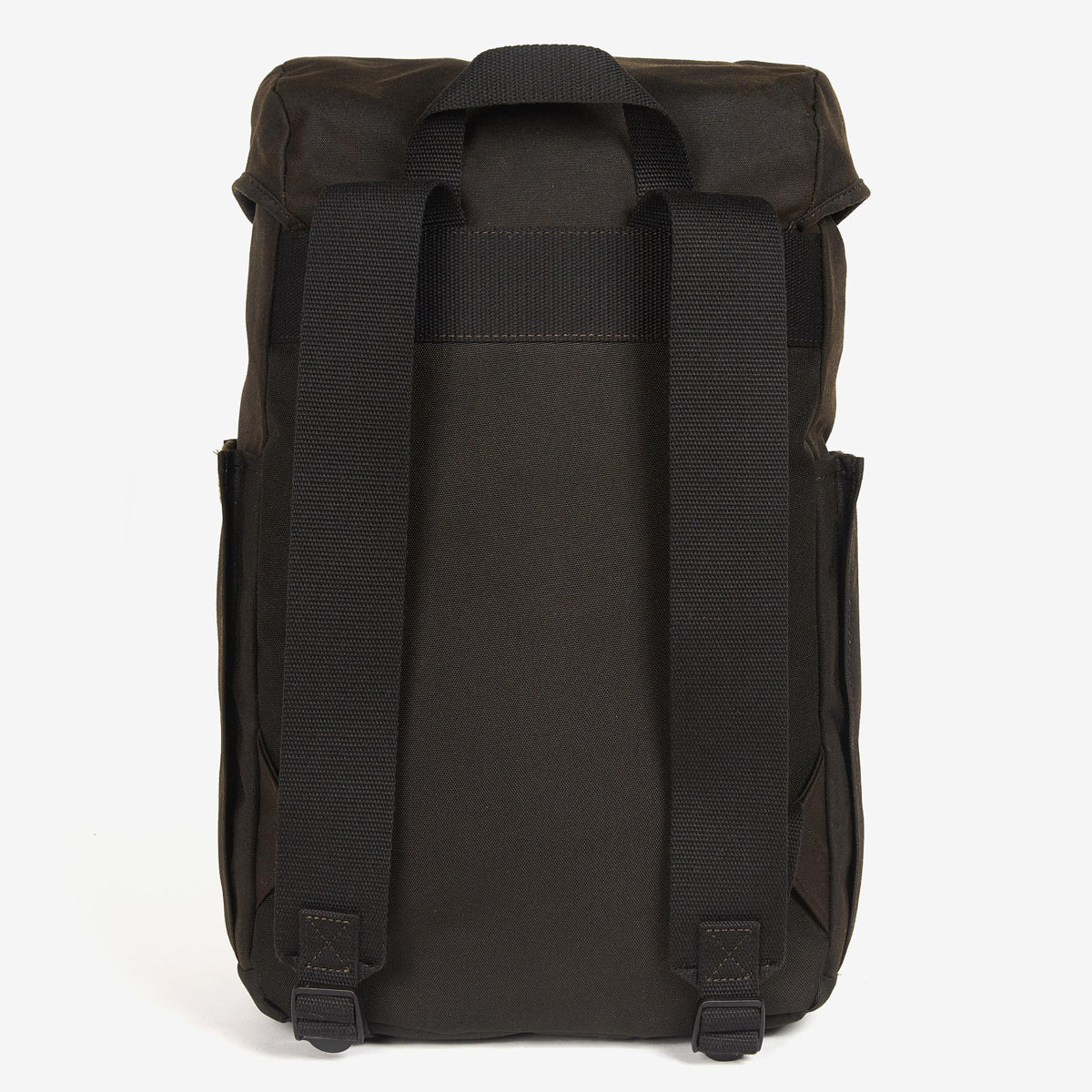 barbour-olive-rucksack-rear view