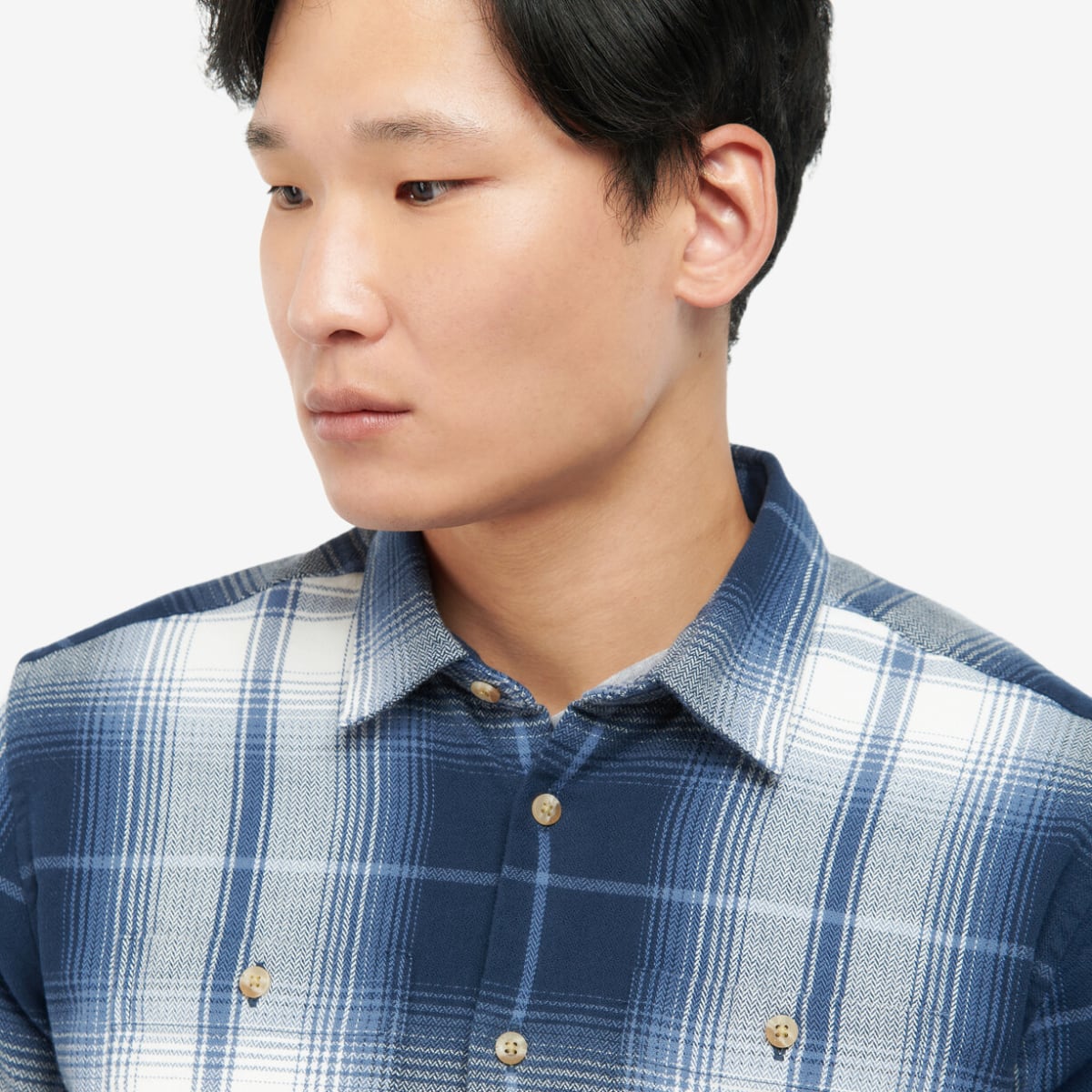 Barbour Haversthwaite Tailored Fit Men's Shirt | Navy