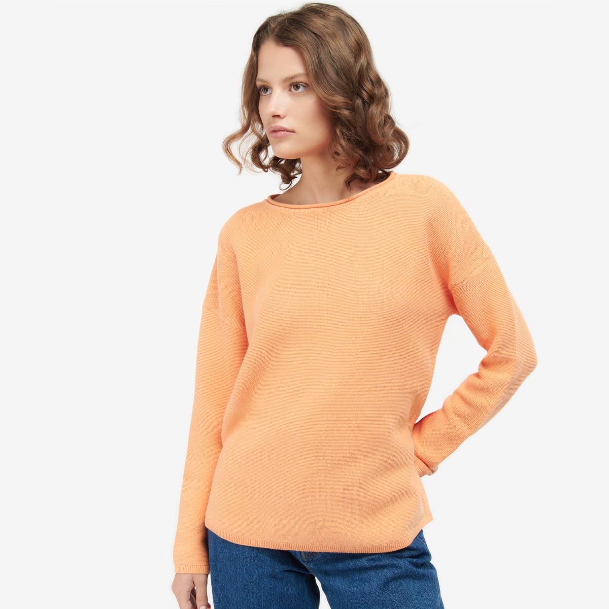 Barbour Mariner Women's Knit | Papaya