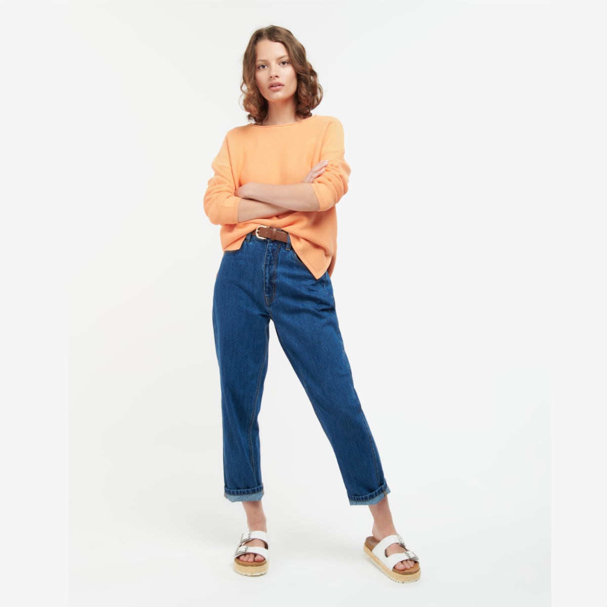 Barbour Mariner Women's Knit | Papaya