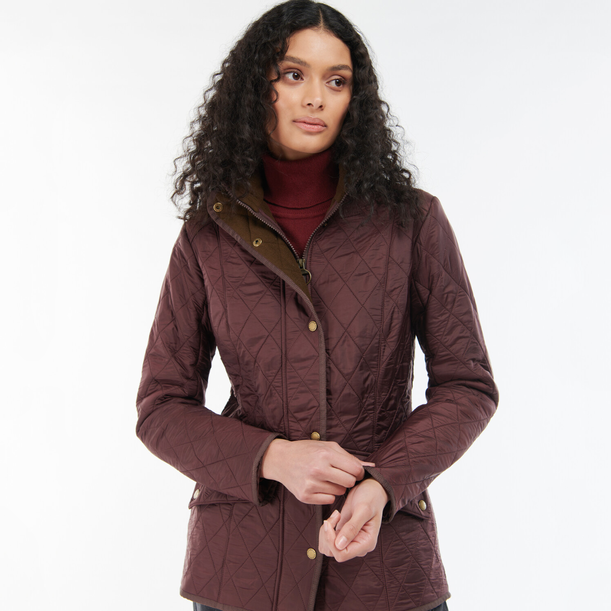 Barbour Cavalry Polarquilt Windsor on model