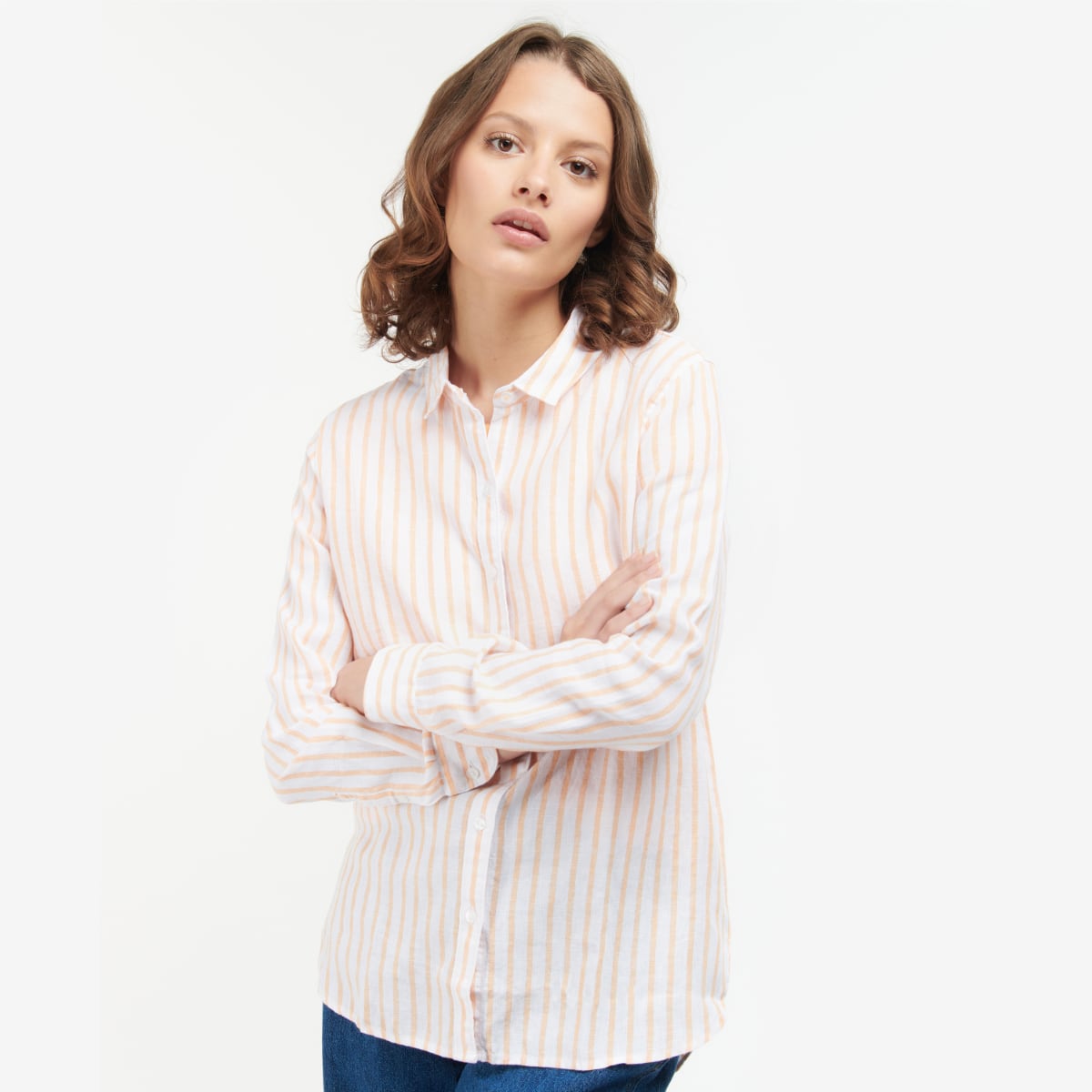 Barbour Marine Women's Shirt | Papaya