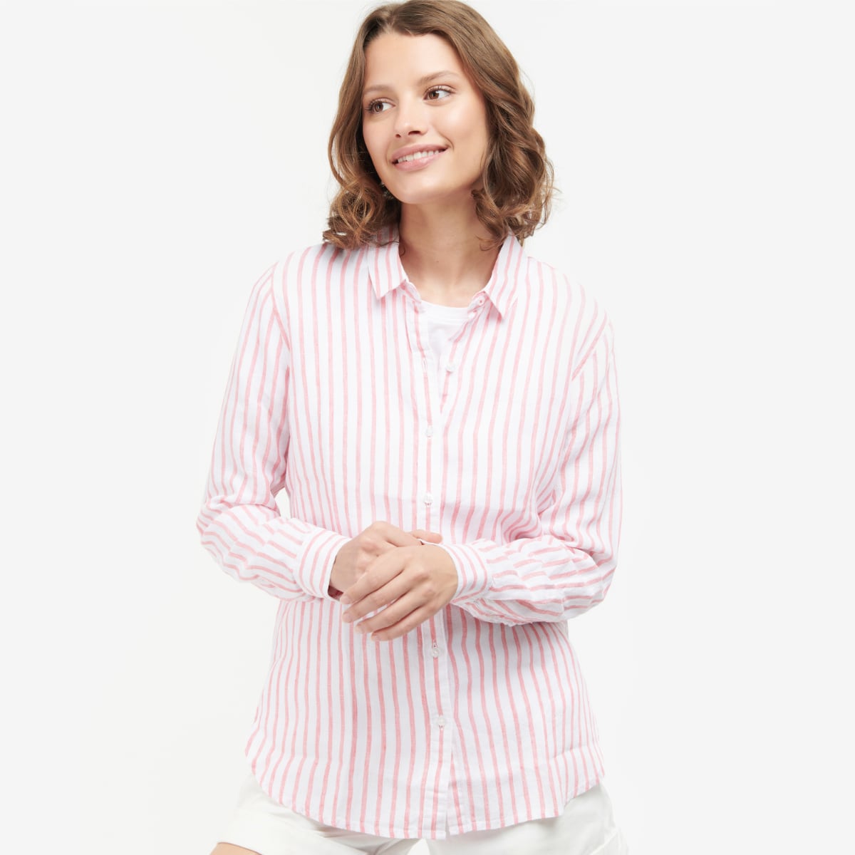 Barbour Marine Women's Shirt | Pink Punch