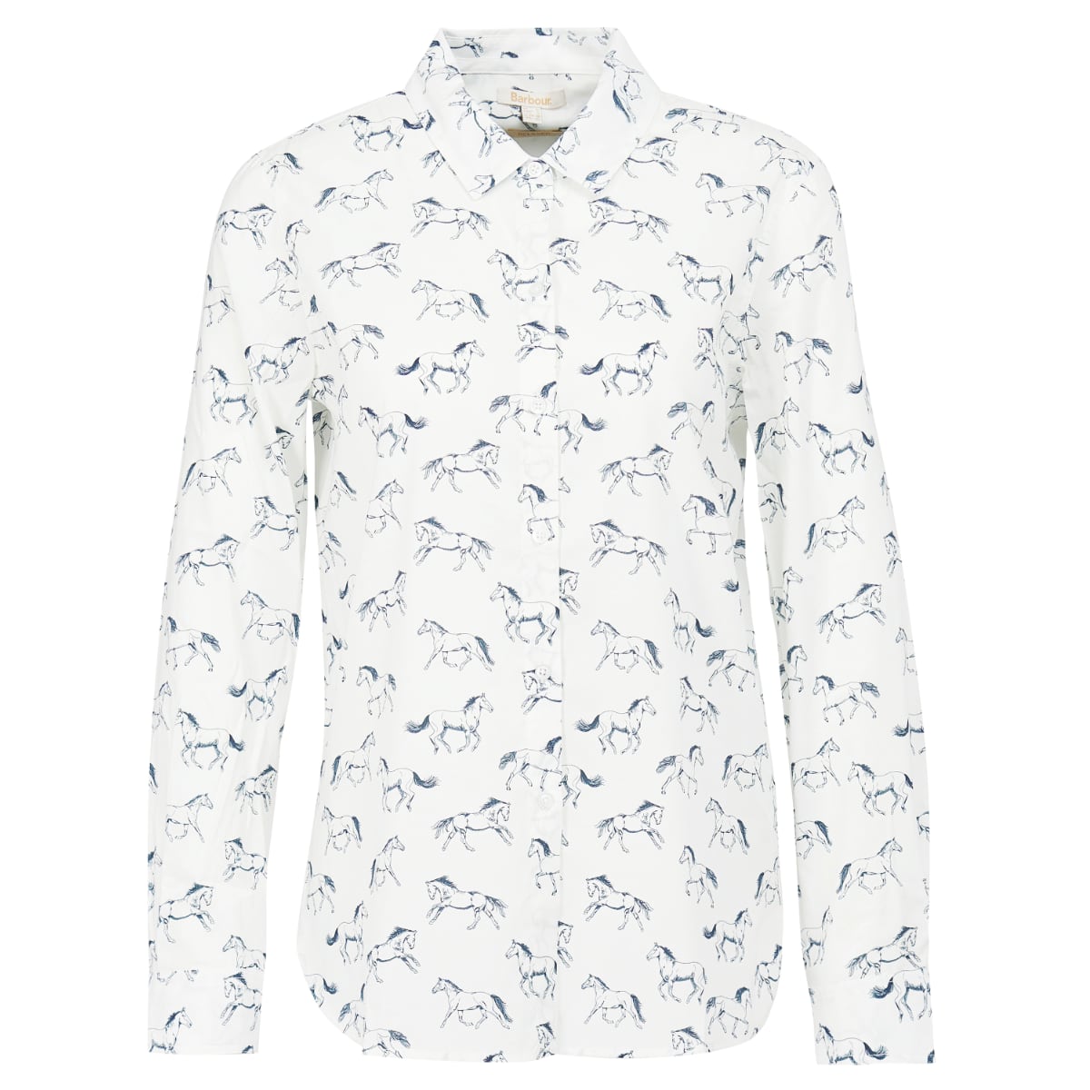 Barbour Safari Women's Top | Cloud / Horse Print
