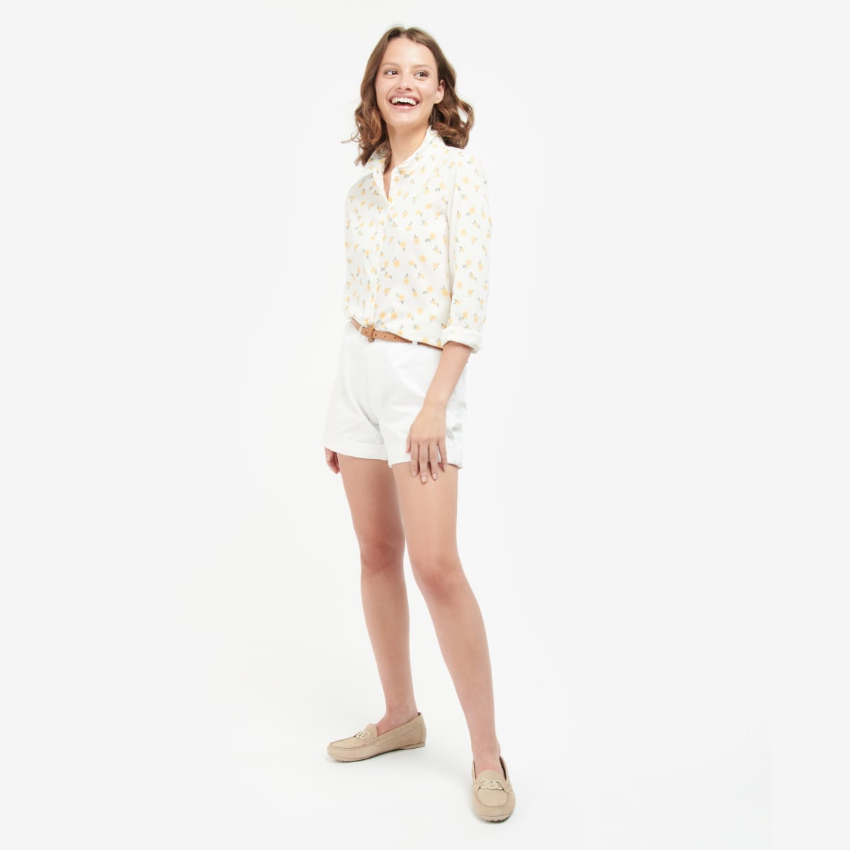 Barbour Safari Women's Top | Cloud / Sunflower Print