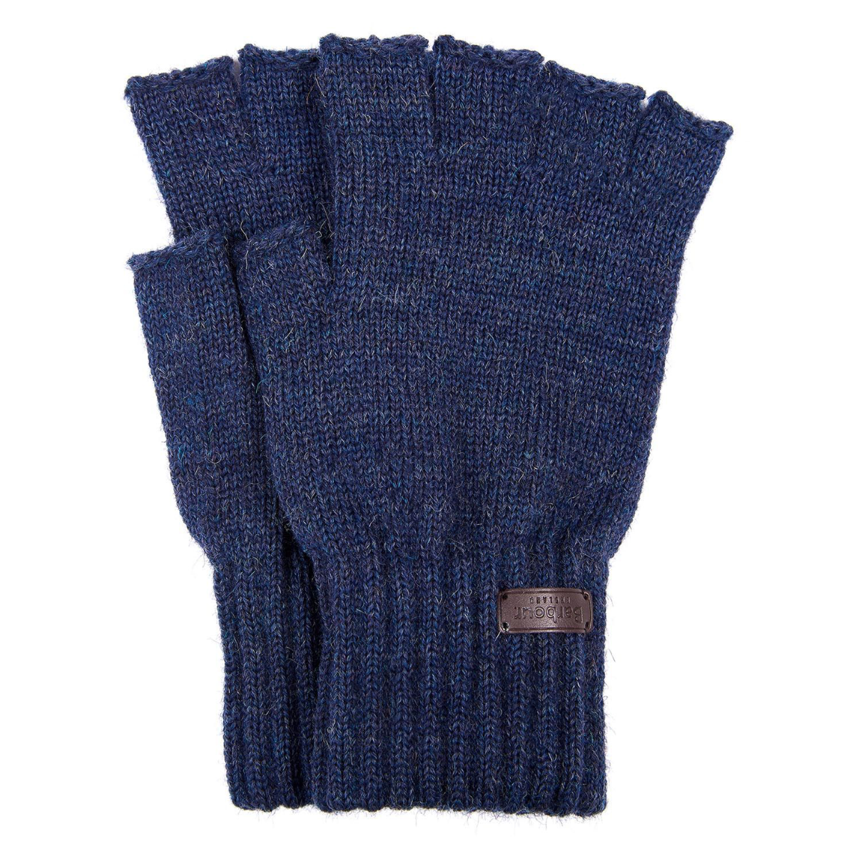 Barbour Fingerless Gloves Navy