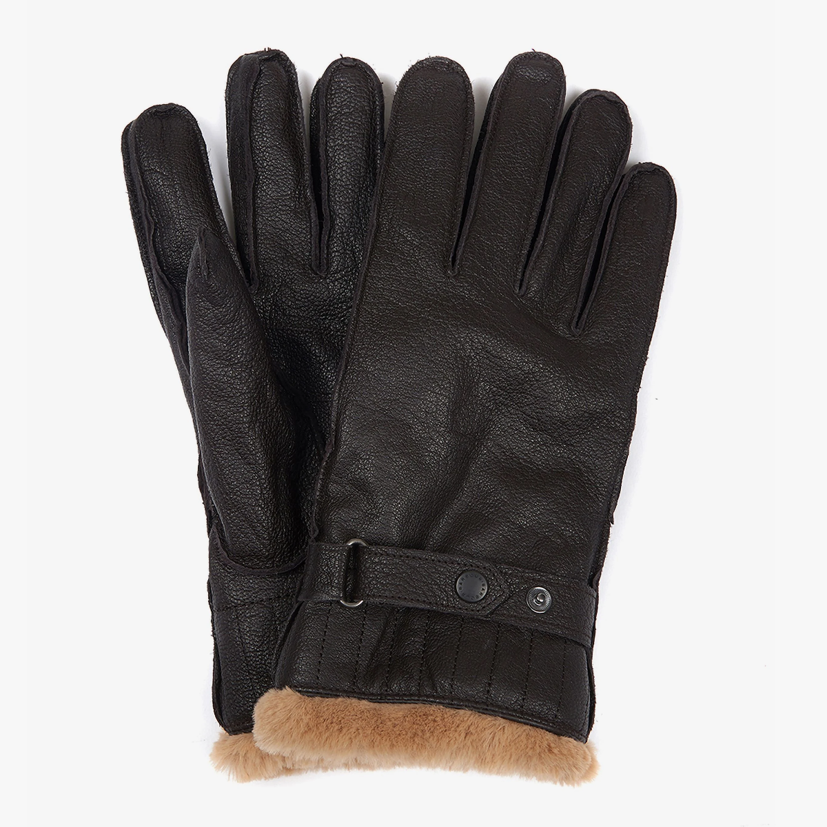 Barbour Leather Utility Gloves | Brown