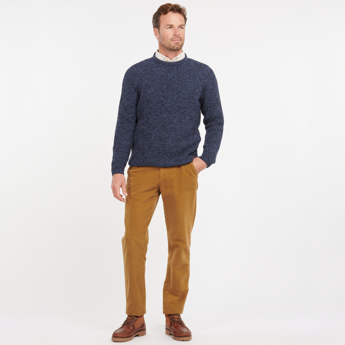 Barbour Horseford Crew Neck Sweater | Navy