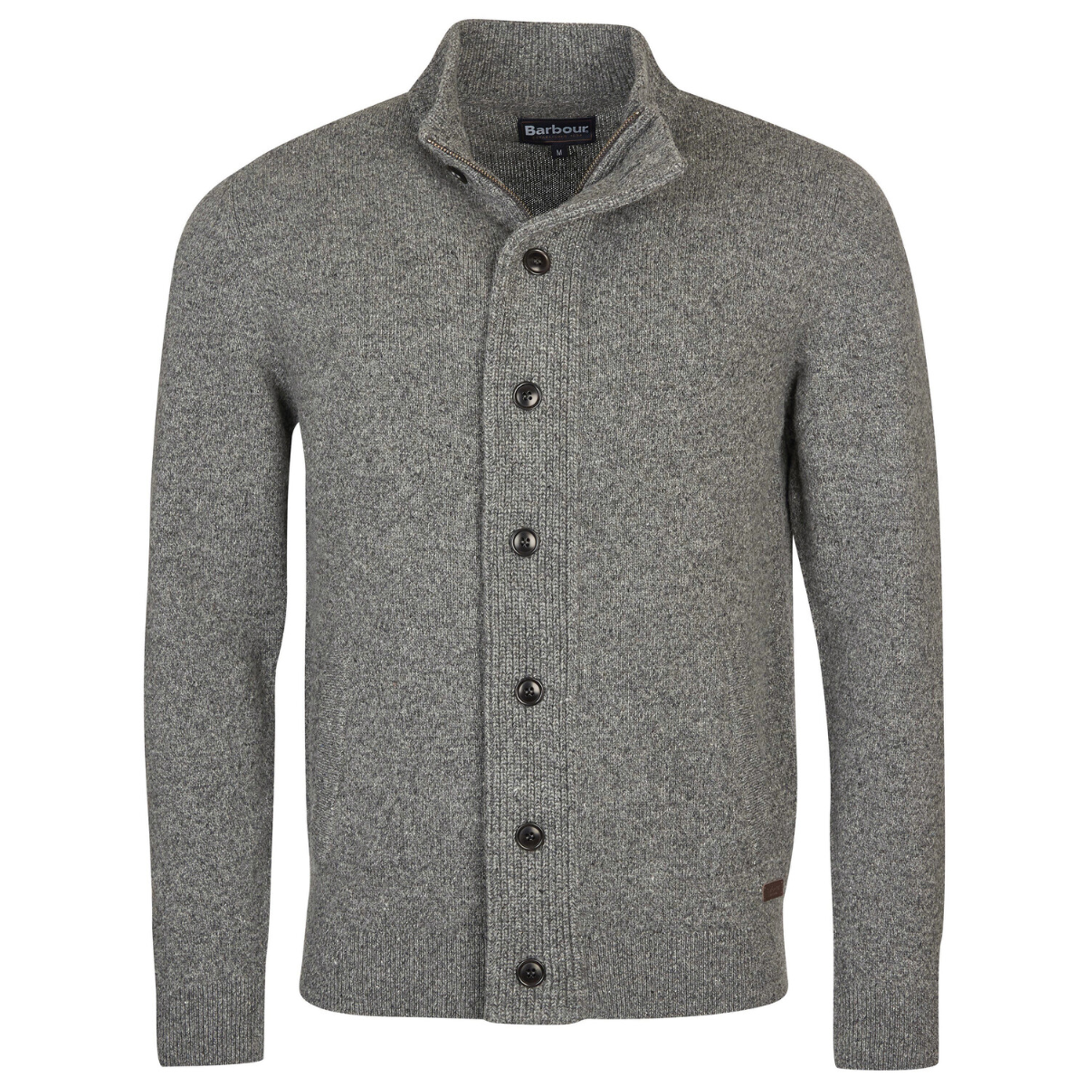 Barbour Tisbury Zip-Through Men's Cardigan | Grey
