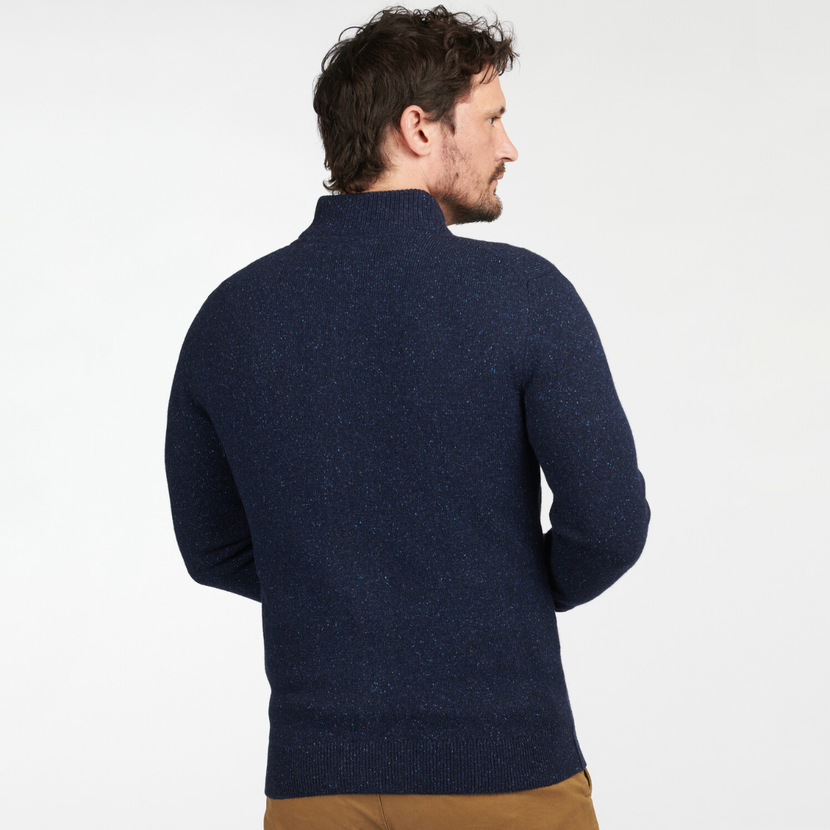 Barbour Tisbury Zip-Through Men's Cardigan | Navy