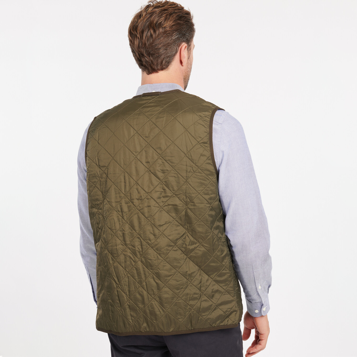 Barbour Polarquilt Zip-In Liner Men's Gilet | Olive