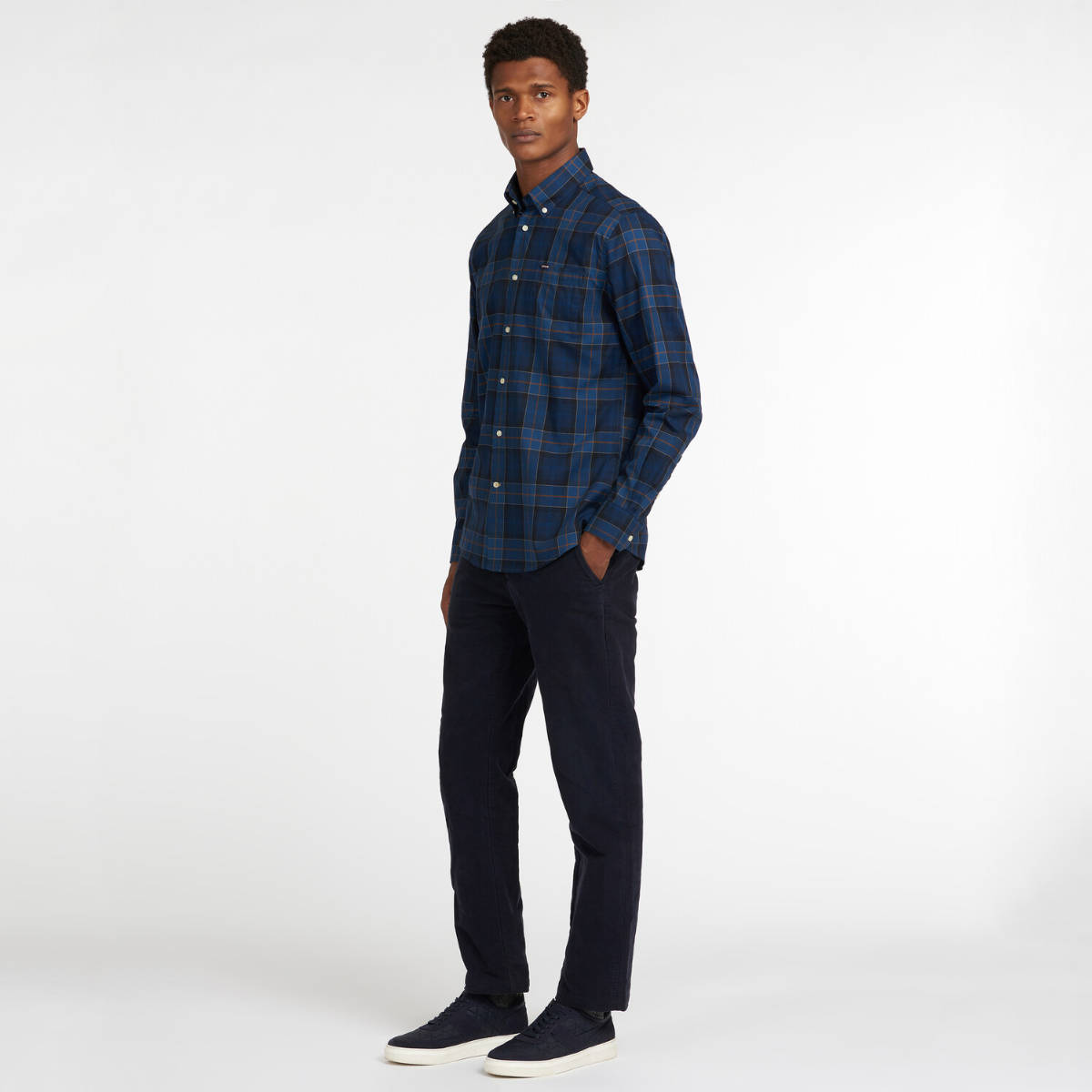 Barbour Wetheram Tailored Fit Men's Shirt | Midnight Tartan