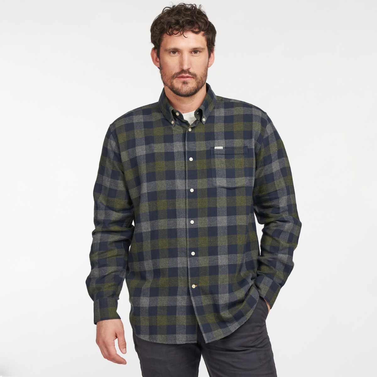 Barbour Westoe Regular Fit Men's Shirt | Navy