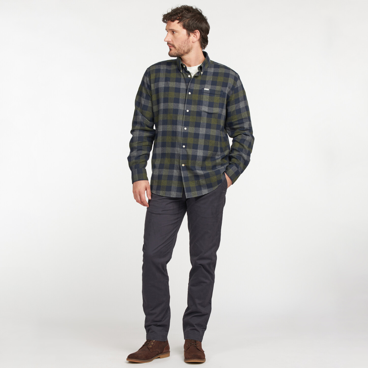 Barbour Westoe Regular Fit Men's Shirt | Navy