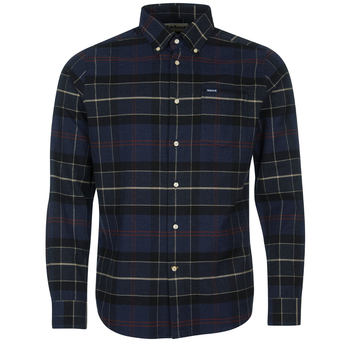 Barbour Lustleigh Tailored Fit Men's Shirt | Navy Marl