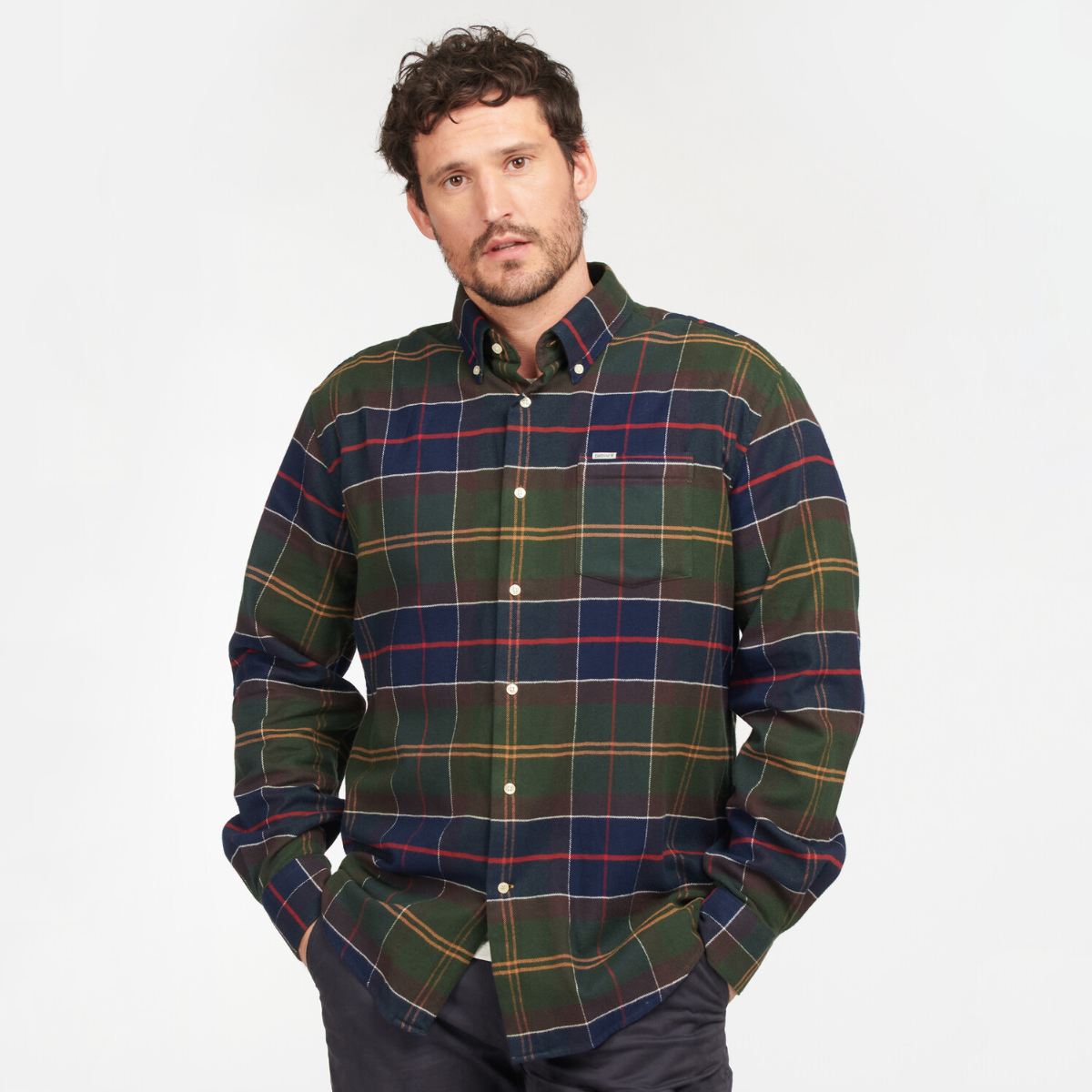 Barbour Hogside Regular Fit Men's Shirt Classic Tartan