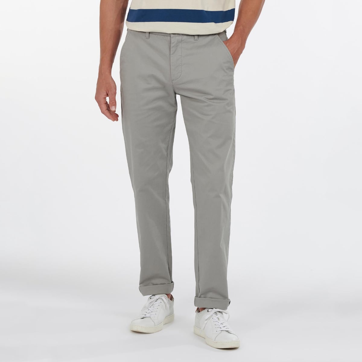 Barbour Neuston Essential Men's Chinos | Stone