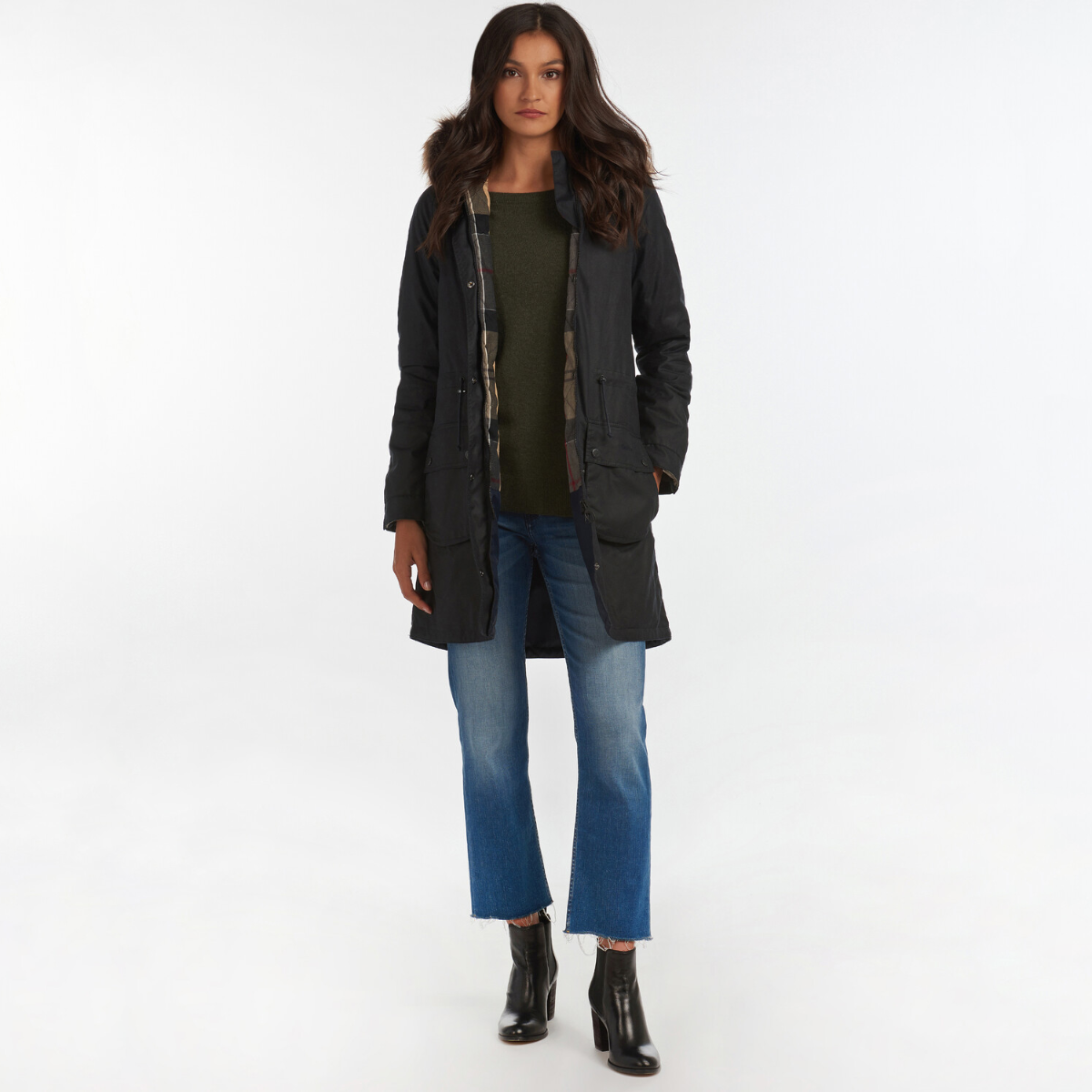 Barbour Mull Women's Waxed Jacket | Navy