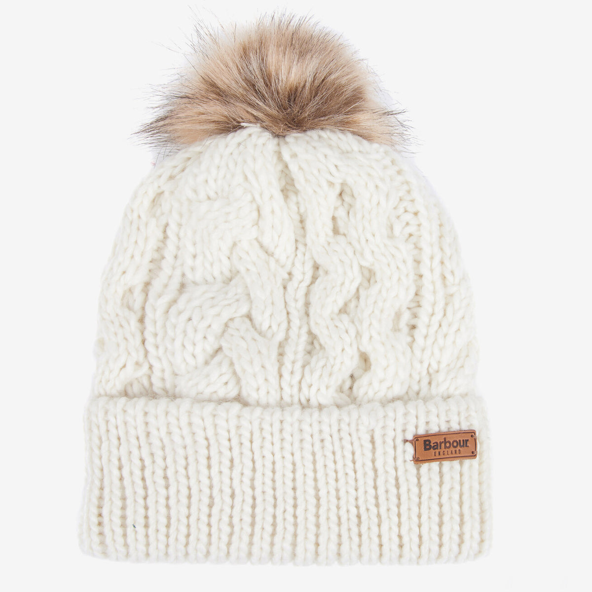 Barbour Penshaw Cable Beanie | Cloud