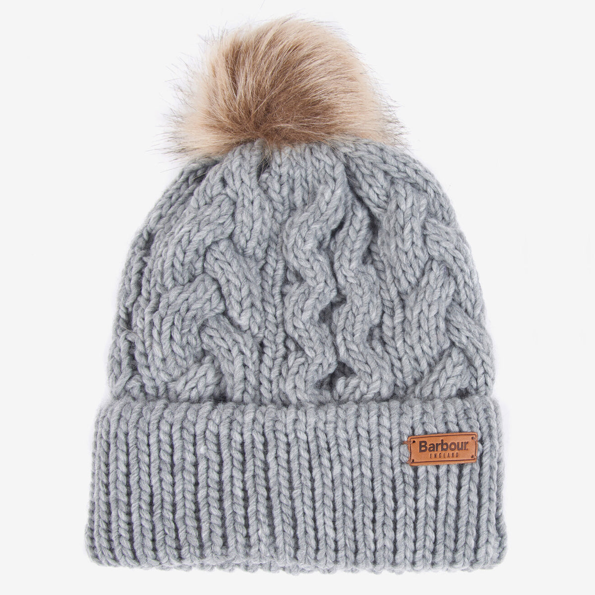 Barbour Penshaw Cable Beanie | Grey