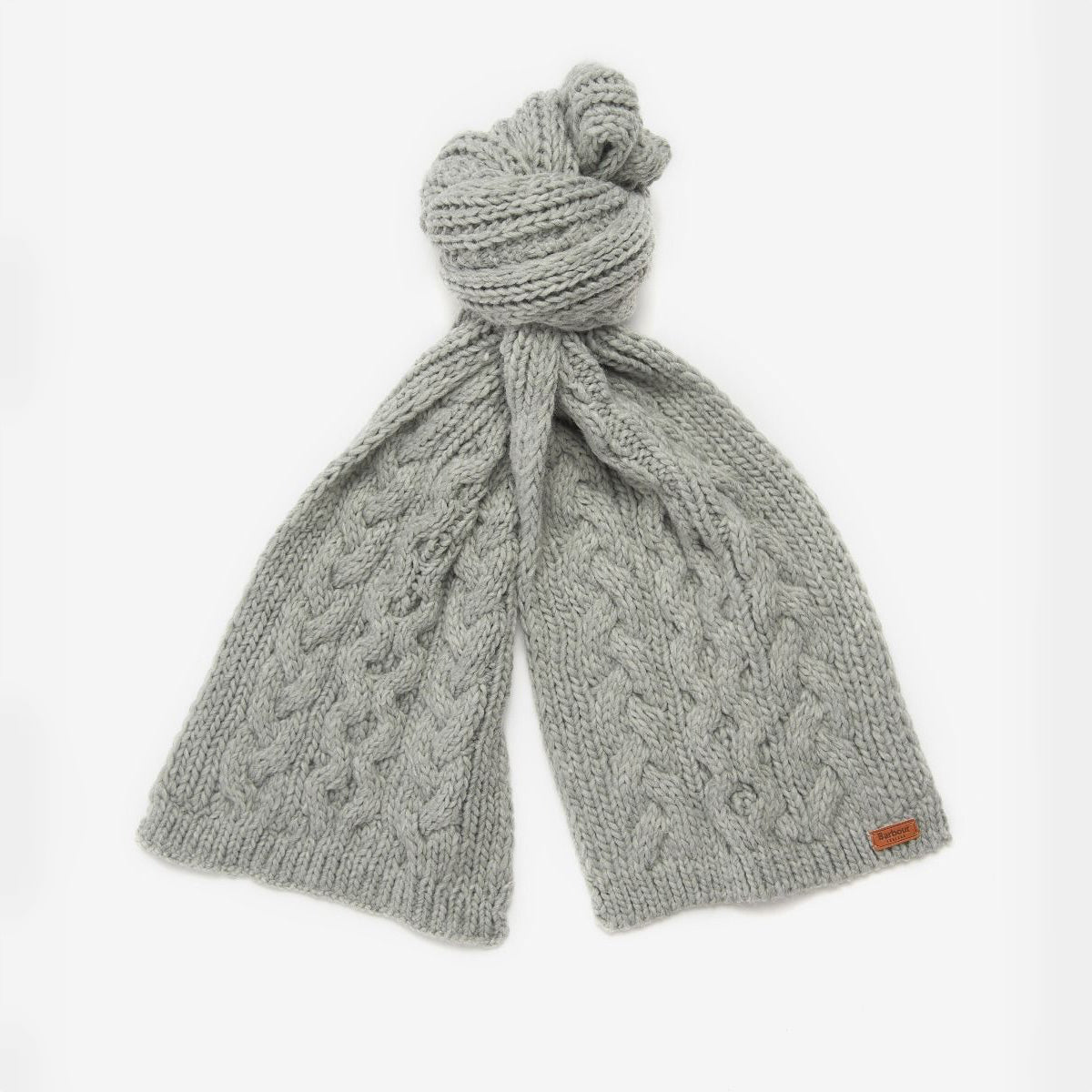 Barbour Penshaw Beanie & Scarf Set | Grey