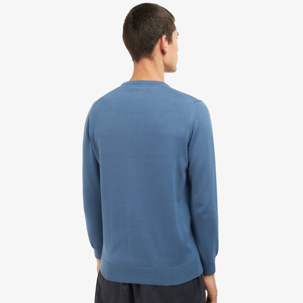 Barbour Pima Cotton Crew Neck Men's Jumper | Bearing Sea