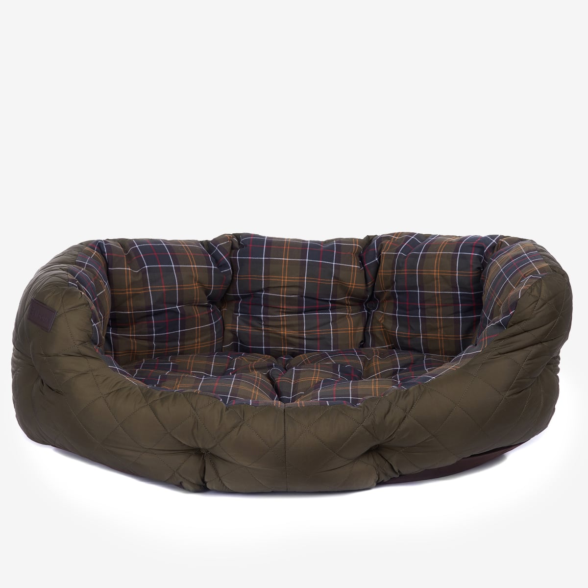 Barbour Quilted Dog Bed 35 Inch | Olive