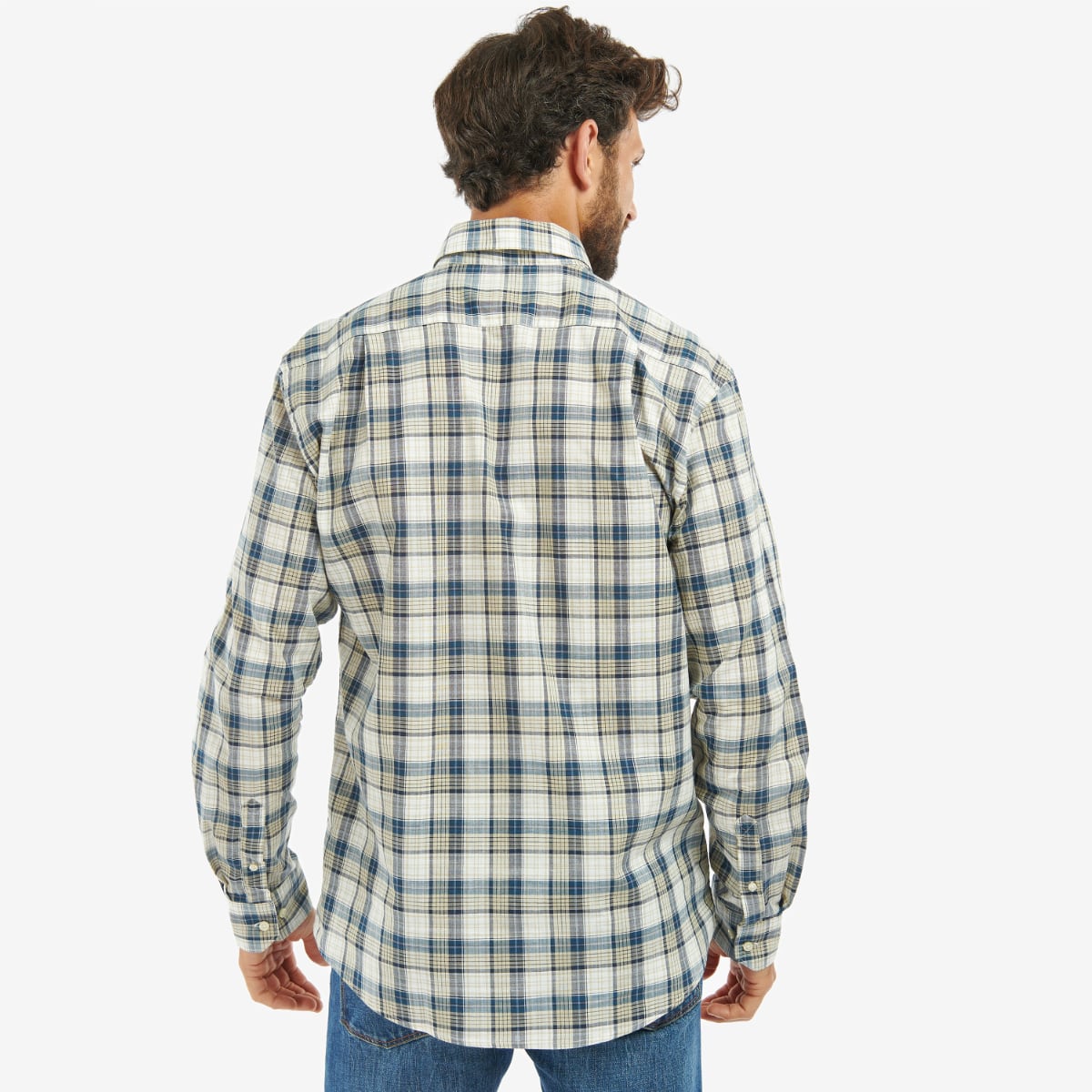 Barbour Sadle Regular Fit Men's Shirt | Stone