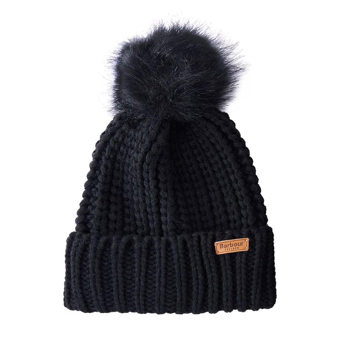 Barbour Saltburn Beanie & Scarf Set | Black