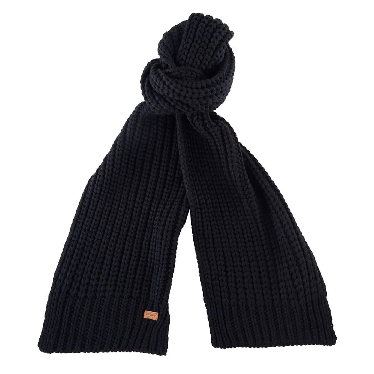 Barbour Saltburn Beanie & Scarf Set | Black