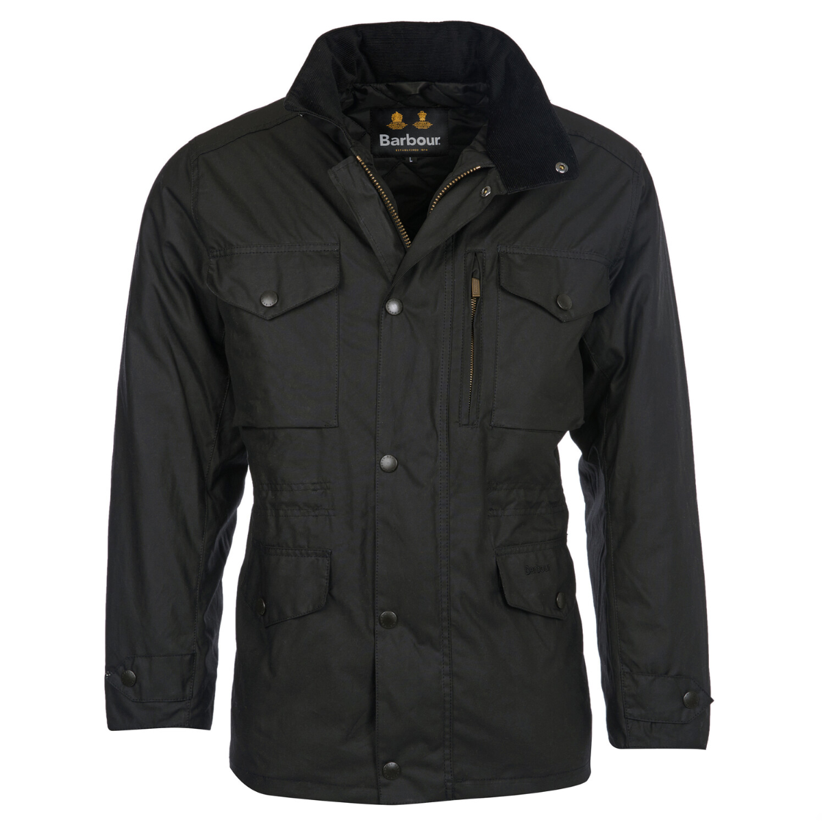 Barbour Sapper Men's Waxed Jacket (AW22) | Black