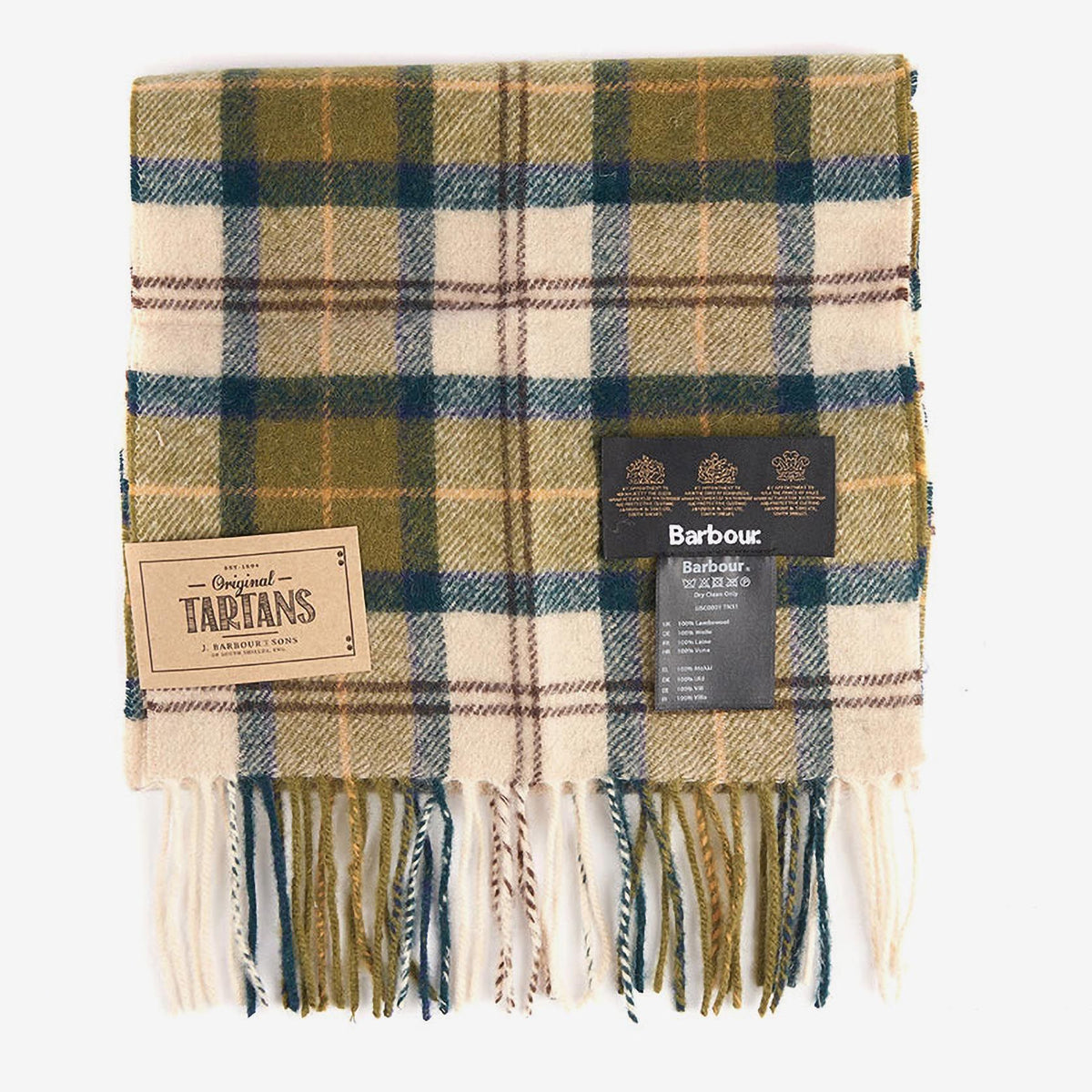 Barbour Tartan Lambswool Scarf | Ancient