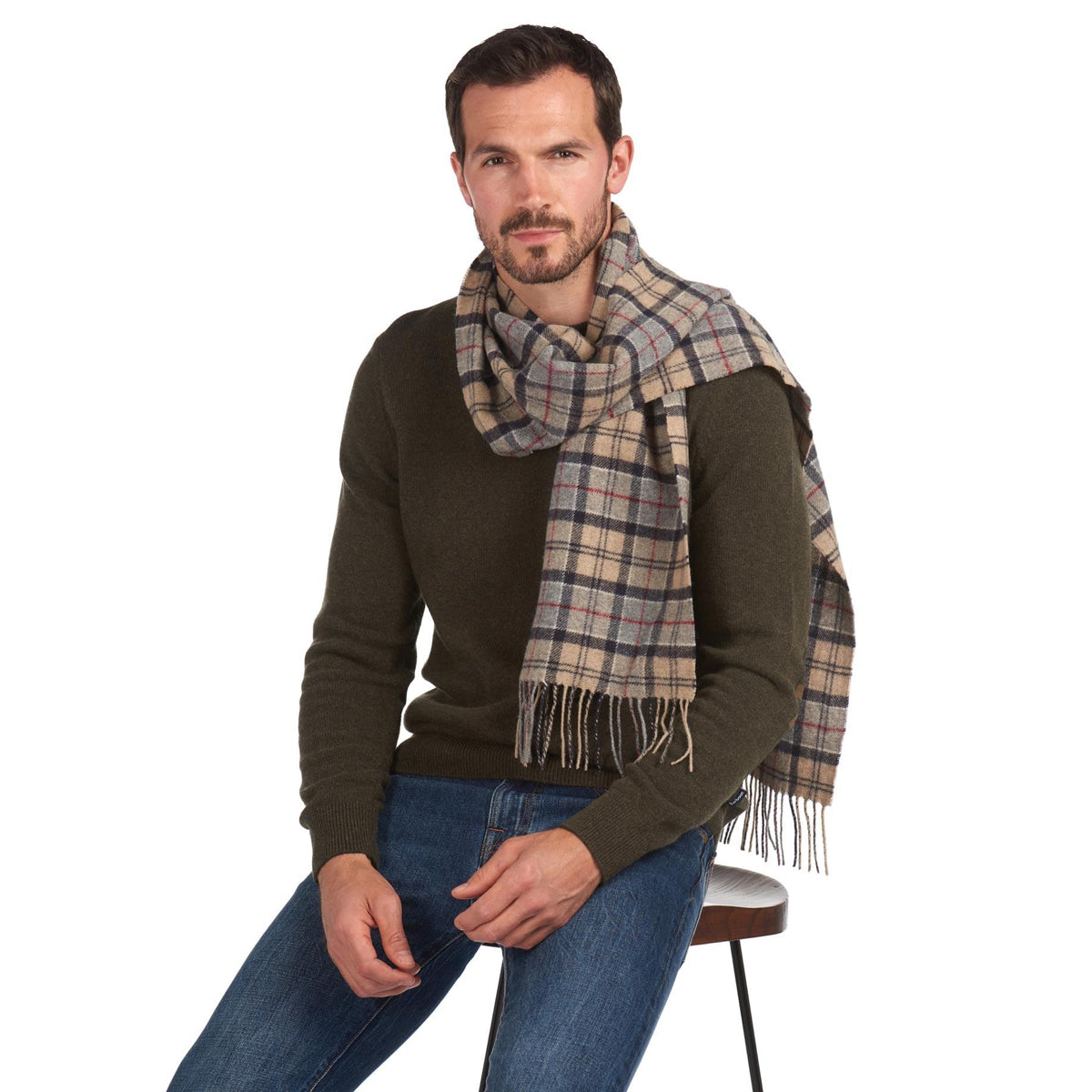 Barbour Tartan Lambswool Scarf | Dress