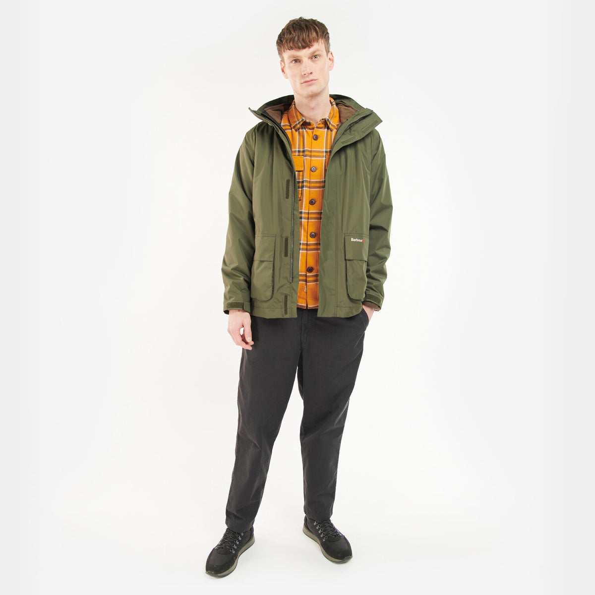 Barbour Tripple Dry Waterproof Men's Jacket | Olive