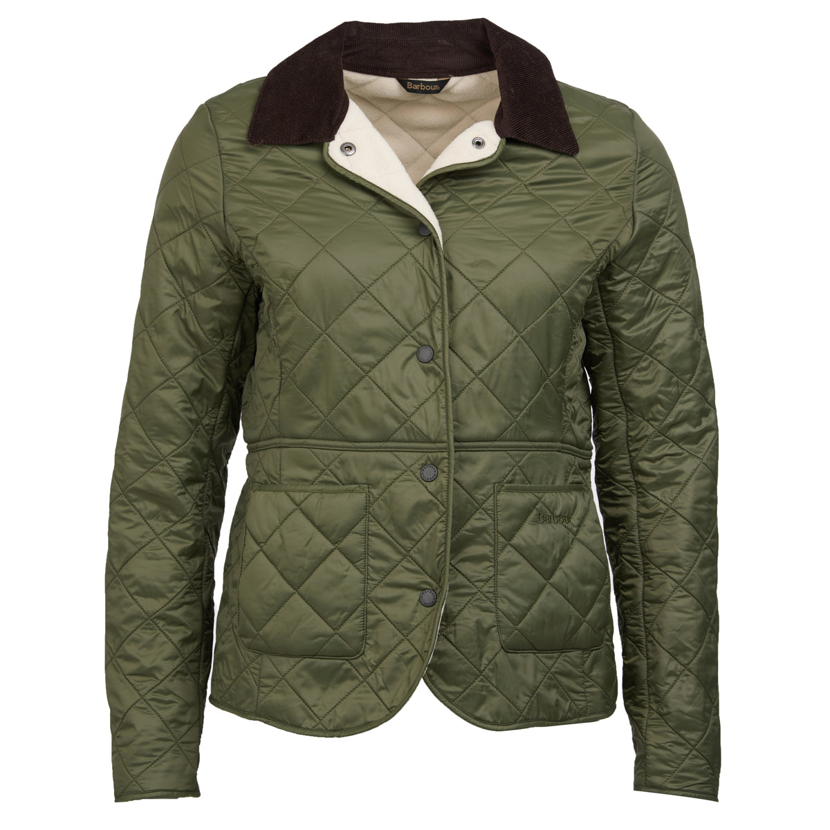 Barbour Deveron Polarquilt Women's Quilted Jacket | Olive