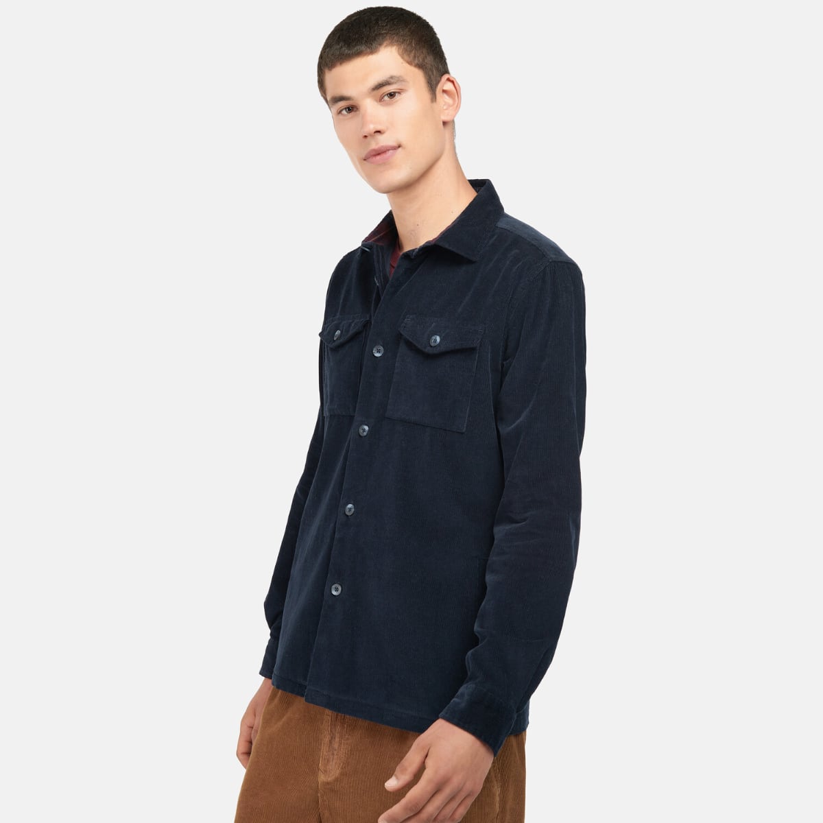 Barbour Warwick Men's Overshirt | Navy