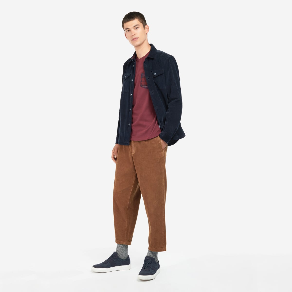 Barbour Warwick Men's Overshirt | Navy
