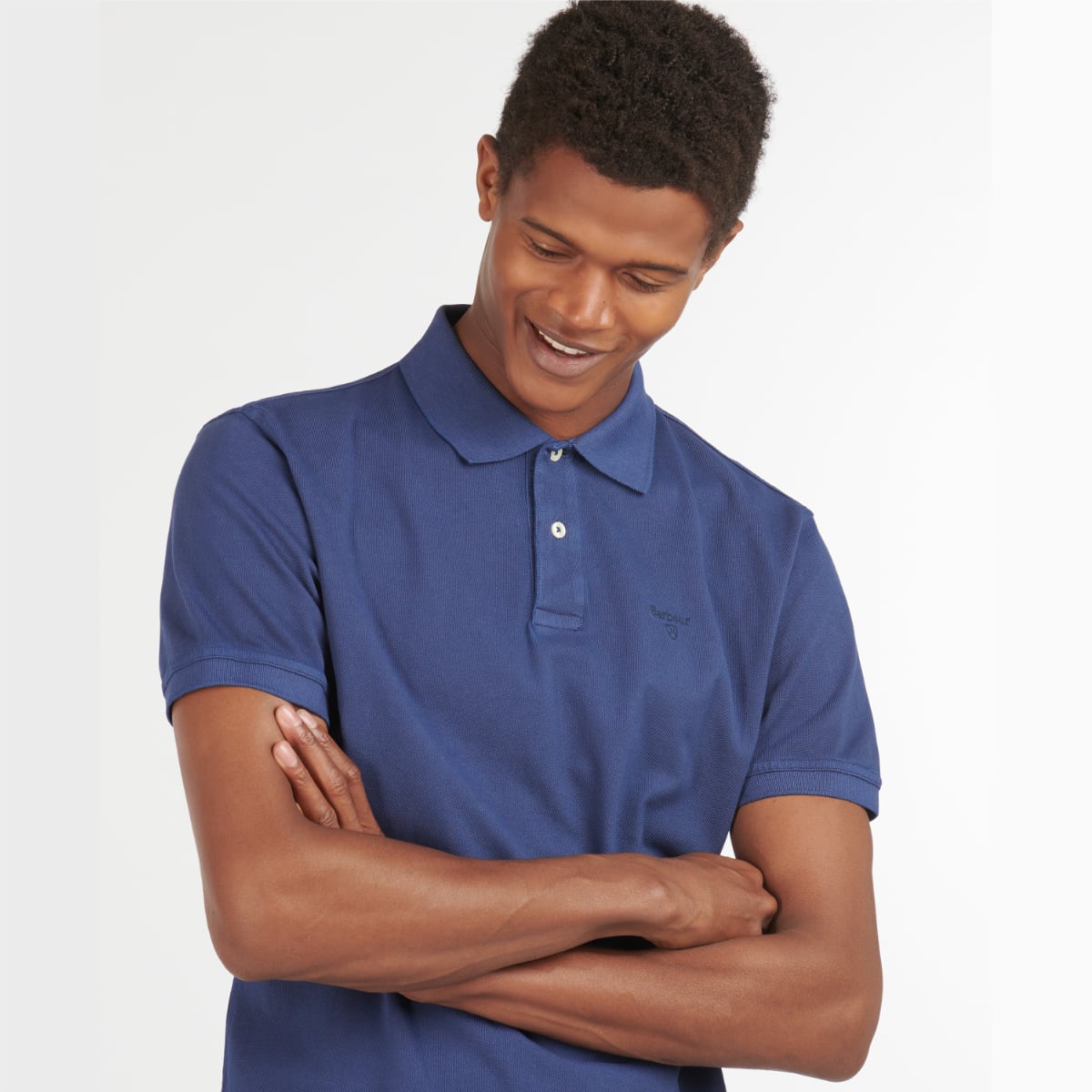 Barbour Washed Sports Polo | Navy