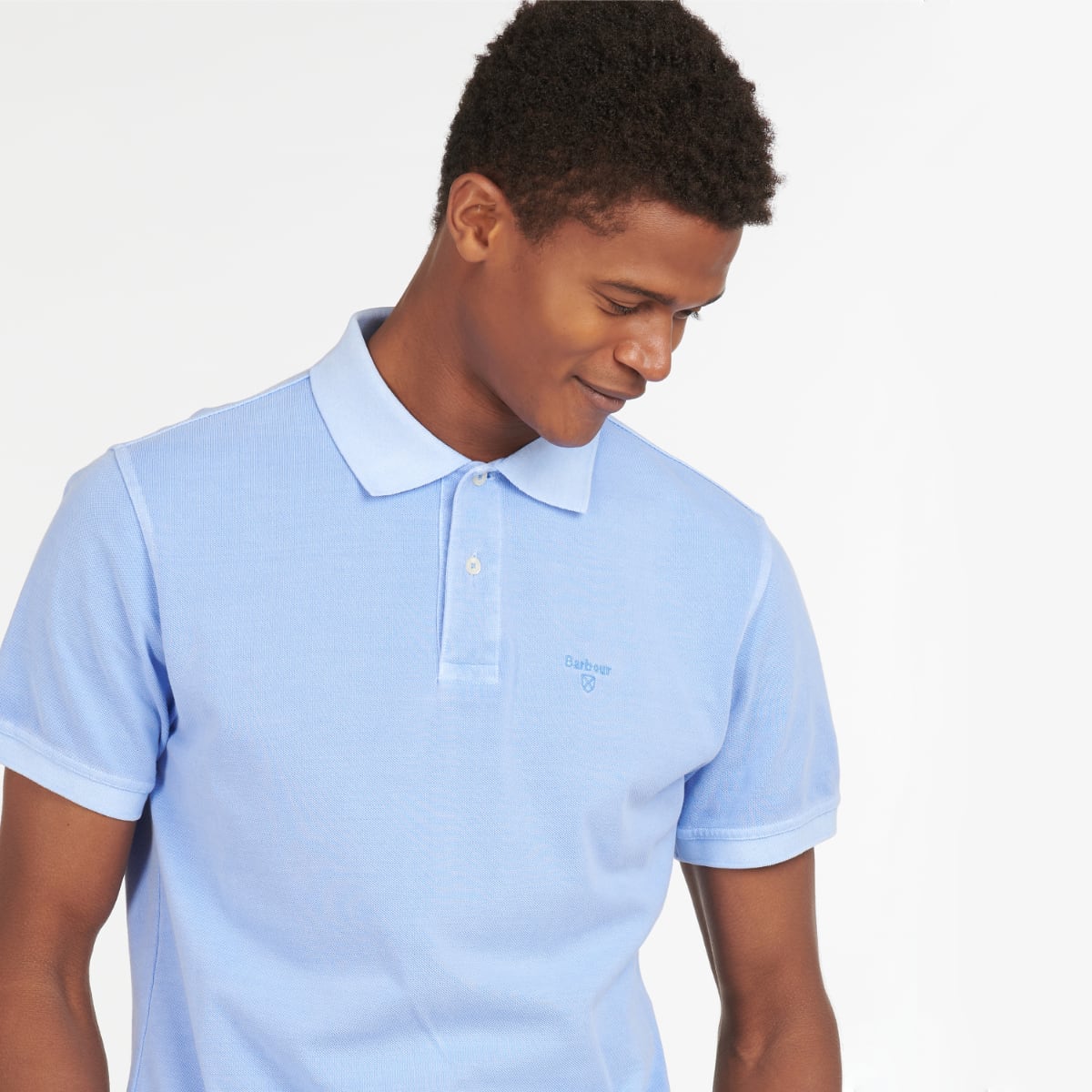 Barbour Washed Sports Polo | Sky