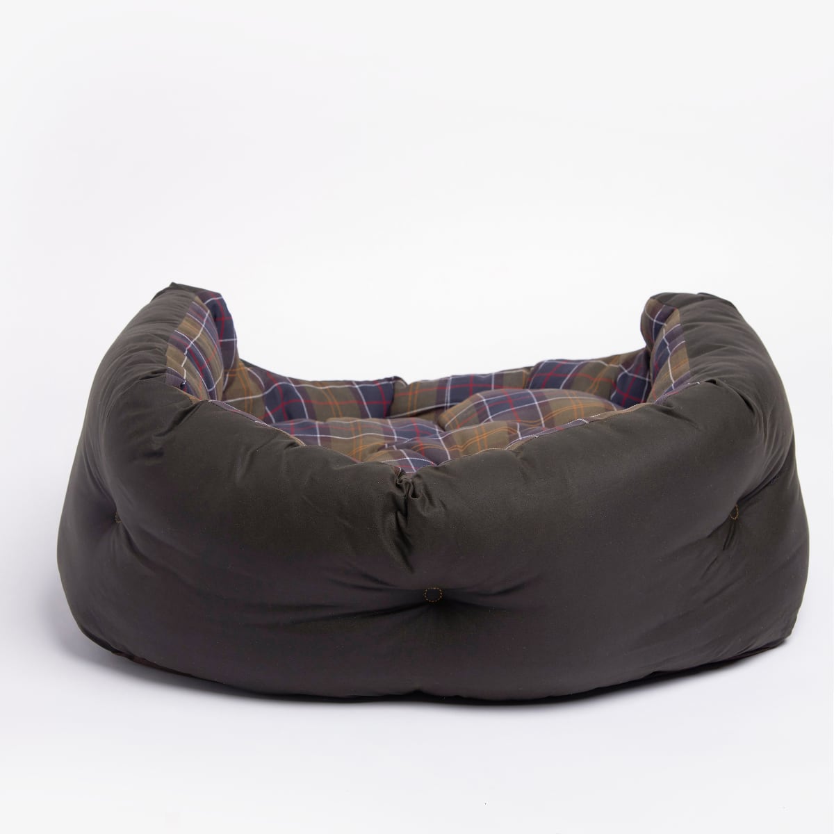 Barbour Waxed Cotton Dog Bed 30 Inch  | Classic / Olive