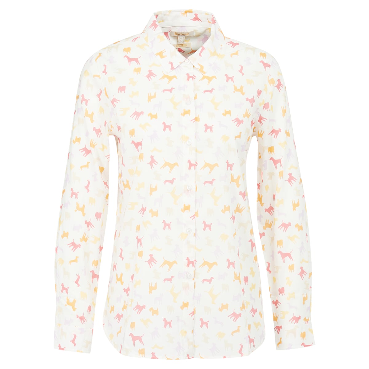 Barbour Safari Women's Top | Cloud / Multi Dog Print