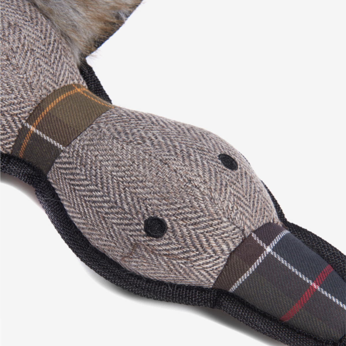 Barbour Dog Toy Duck  | Classic Tartan