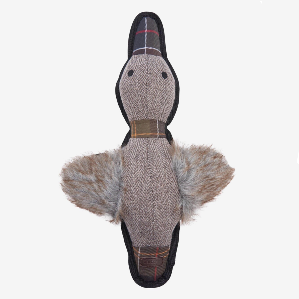 Barbour Dog Toy Duck  | Classic Tartan